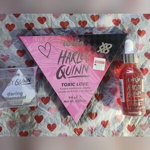 Lottie London Harley Quinn Toxic Love Eyeshadow Palette bundle